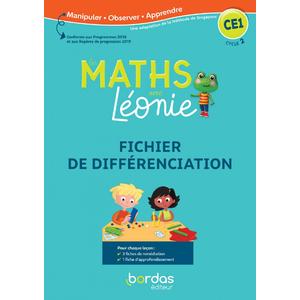 LES MATHS AVEC LEONIE CE1 FICHIER DE DIFFERENCIATION - ED.2020