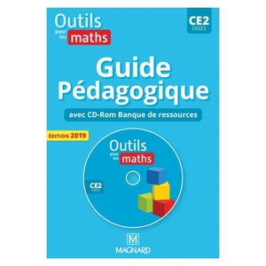 OUTILS POUR MATHS CE2 GUIDE PEDA MANUEL CD ROM - ED.2019