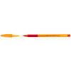 STYLO BILLE BIC ORANGE - ROUGE POINTE FINE GRIP