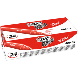 BIC VISA 880 FEUTRE ROUGE