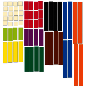 1 LOT DE REGLETTES CUISINAIRES MAGNETIQUES