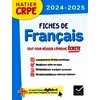 Fiches de Français - Epreuve écrite 2024/2025
