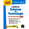 Fiches de Sciences et Technologie - Epreuve écrite 2024/2025