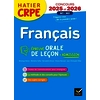 Français - CRPE 2025 - Epreuve orale d'admission