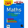 Mathématiques - CRPE 2025-2026 - Epreuve écrite d'admissibilité