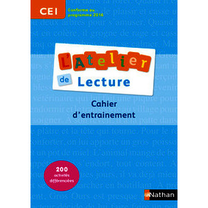 L'Atelier de lecture - Pack 5 exemplaires - Cahiers d'entrainement CE1