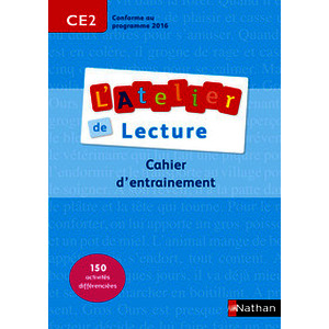L'Atelier de lecture - Pack 5 exemplaires - Cahiers d'entrainement CE2