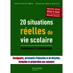 20 SITUATIONS REELLES DE VIE SCOLAIRE