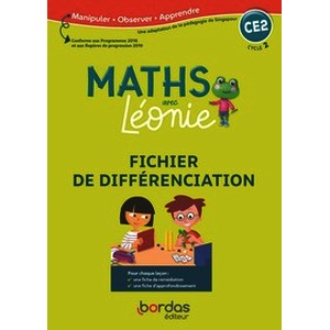Les Maths avec Léonie CE2 2020 Fichier de différenciation photocopiable