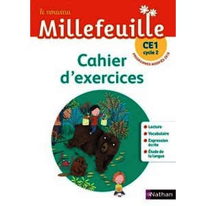 Nouveau Millefeuille - Cahier d'exercices CE1