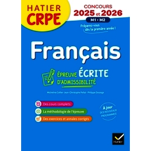 Français - CRPE 2025-2026 - Epreuve écrite d'admissibilité