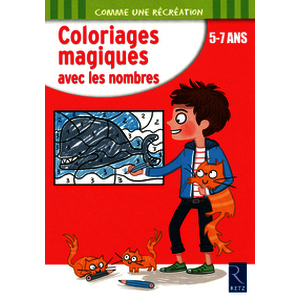 Coloriages magiques avec les nombres - 5 - 7 ans
