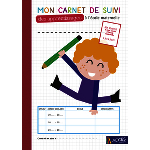 Mon carnet de suivi des apprentissages à l'école maternelle (Lot de 5)