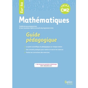 EUREKA MATHEMATIQUES CM2 GUIDE PEDAGOGIQUE - ED.2020