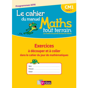 MATHS TOUT TERRAIN CM1 PACK 5 CAHIERS ELEVE - ED.2017