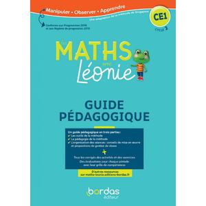 LES MATHS AVEC LEONIE CE1 GUIDE PEDAGOGIQUE - ED.2020