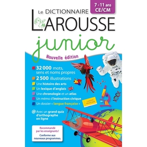 DICTIONNAIRE LAROUSSE JUNIOR ED.2020