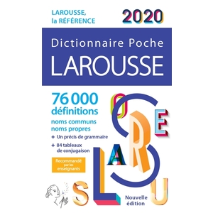 DICTIONNAIRE LAROUSSE DE POCHE 2020