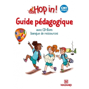 NEW HOP IN ! CM1 GUIDE PEDAGOIQUE AVEC CD ROM BANQUE RES ED.19