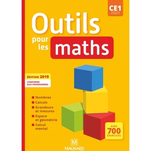 OUTILS POUR LES MATHS CE1 MANUEL ELEVE ED.2019