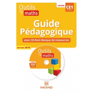 OUTILS POUR LES MATHS CE1 GUIDE PEDAGOGIQUE FICHIER + CDROM ED.2019