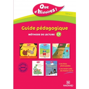 QUE D'HISTOIRES ! CP SERIE 1 GUIDE PEDAGOGIQUE + CD ED.2010