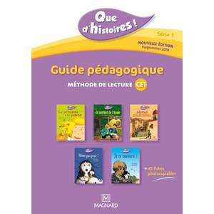 QUE D'HISTOIRES ! CE1 SERIE 1 GUIDE PEDAGOGIQUE ED.2011