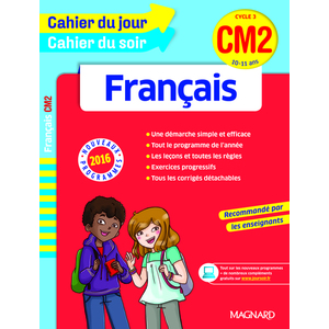 FRANCAIS CM2 CAHIER JOUR/SOIR ED.2016