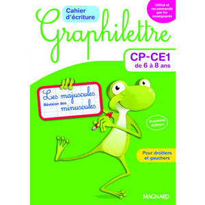 GRAPHILETTRE CAHIER D'ECRITURE CP-CE1 PACK 4+1 GRATUIT