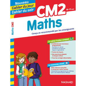 MATHS CM2 CAHIER JOUR/SOIR ED.2019