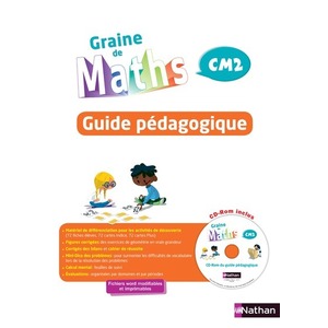 GRAINE DE MATHS CM2 GUIDE PEDAGOGIQUE + CD - ED.2017