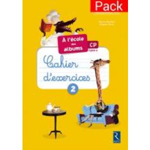 A L'ECOLE DES ALBUMS CP SERIE JAUNE CAHIERS D'EXERCICES 2 pack x10 ED.2016