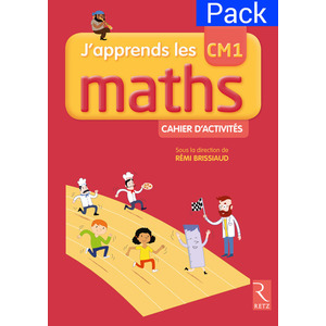 J'APPRENDS LES MATHS CM1 PACK 6 CAHIERS D'ACTIVITES ED.2017