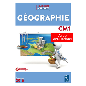 GEOGRAPHIE CM1 FICHIER AVEC EVALUATIONS + DVD ROM