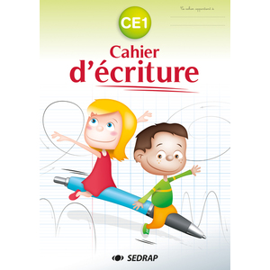 CAHIER D'ECRITURE CE1 LOT DE 5 - SEDRAP