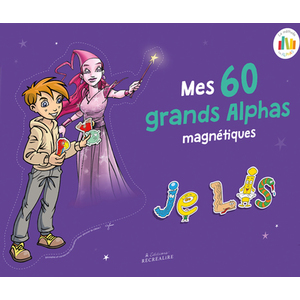 MES 60 GRANDS ALPHAS MAGNETIQUES POUR TABLEAU