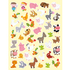 PP - GOMMETTES ANIMAUX FERME X3 POCHETTES