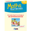 Maths tout terrain CM1 2017 Fichier photocopiable de différenciation
