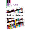 Pack de pianos en carton (15 ex)