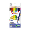 12 CRAYONS COULEURS AQUARELLABLES ASSORTIS