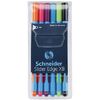 POCH. 6 STYLOS BILLE SLIDER EDGE COULEURS ASSORTIES