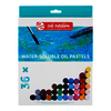ART CREATION 1 LOT DE 36 PASTELS AQUARELLABLES COLORIS ASSORTIS