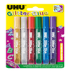 GLITTER GLUE 6 TUBES 10ML COLORIS CLASSIQUES