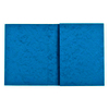 1 PROTEGE-CAHIER CARTON 24X32 2 RABATS 265GR  BLEU