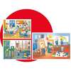 A L ÉCOLE LOT DE 3 PUZZLES SOFT