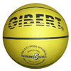 BALLON BASKET CAOUTCHOUC  T. 5 Ø 22CM