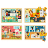 HORS DE DANGER LOT DE 4 PUZZLES