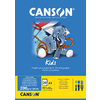 CANSON BLOC PEINTURE BLANC A3 200G 20F