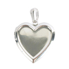 LOT DE 10 PENDENTIFS COEUR ARGENT