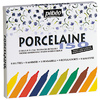 FEUTRES PORCELAINE - ETUI DE 9 FEUTRES ASSORTIS